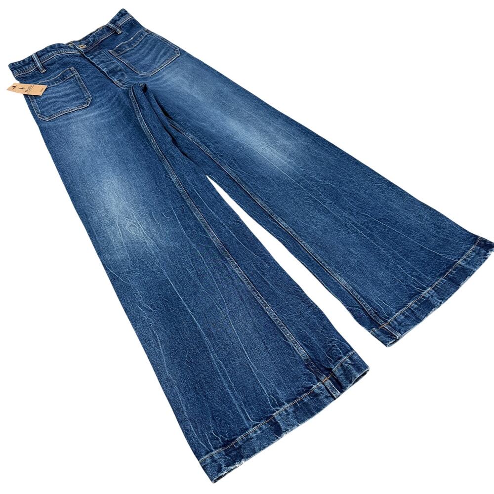 Polo Ralph Lauren Concept Blue Wide-Leg Jeans Women's 27 NWT